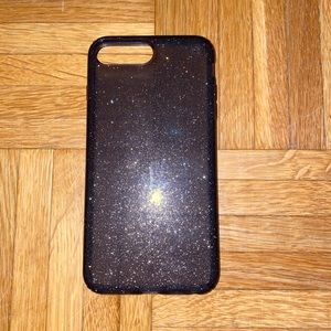 Black Sparkly Speck IPhone 8+ phone case